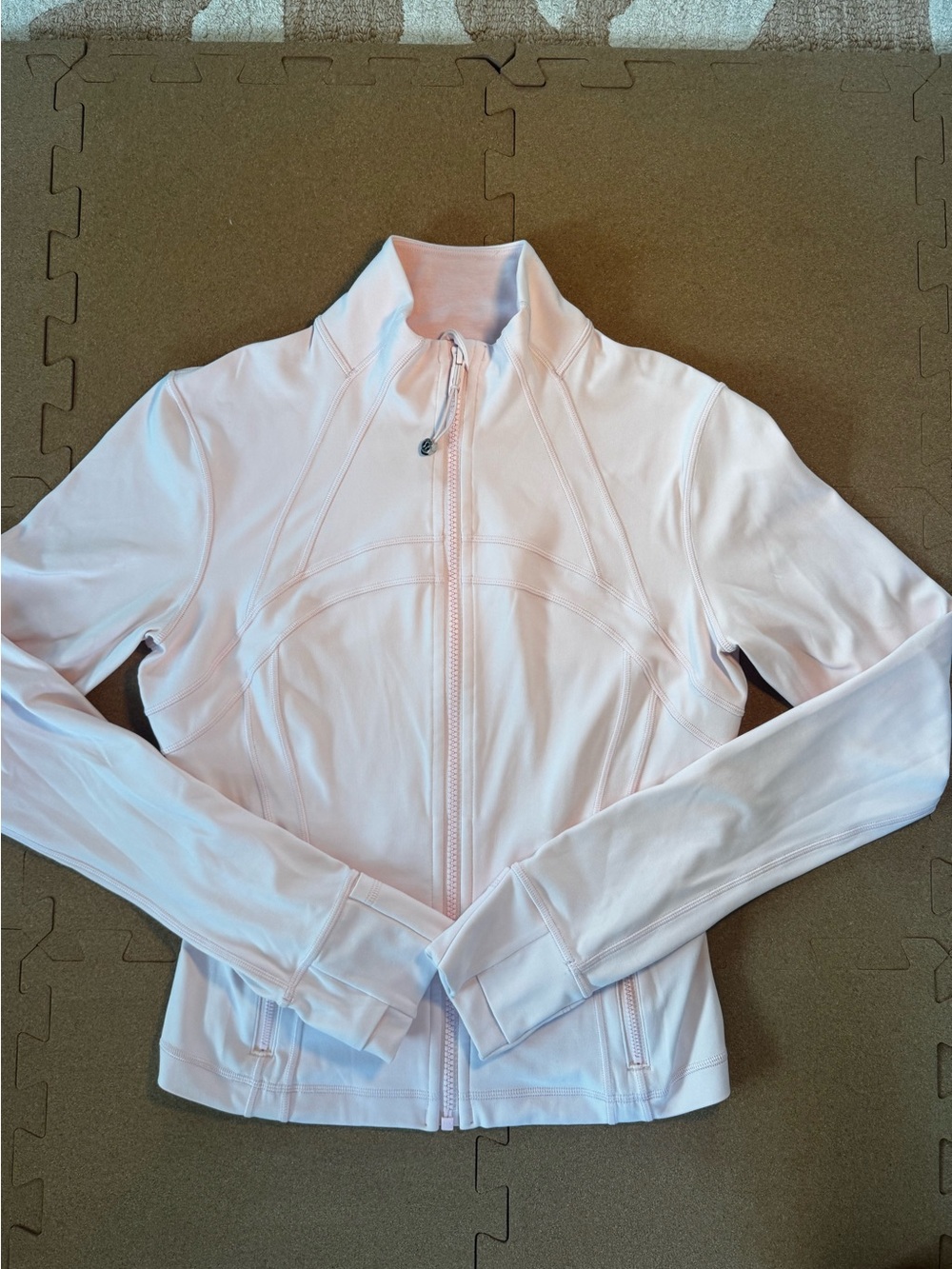 Lululemon Define Jacket - Light Pink (size 8)